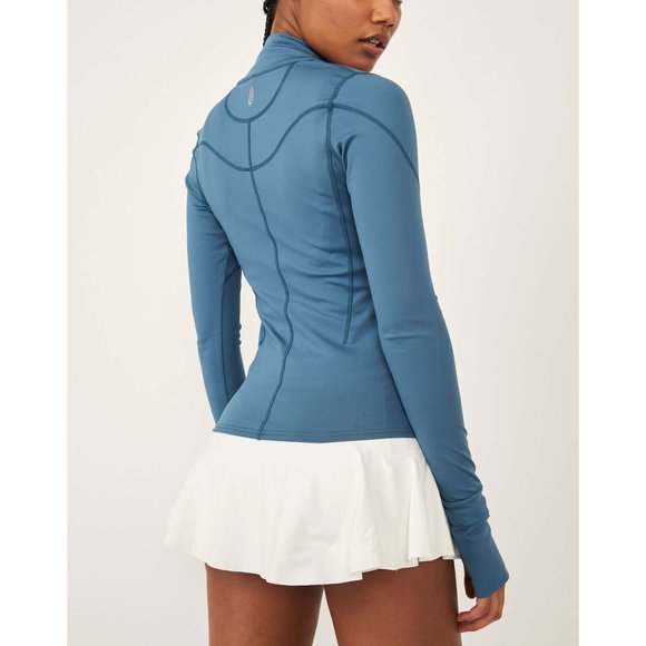 🎉LAST CHANCE🎉 NWT FP Movement Run The Course Half Zip Layer / High Tide - Picture 3 of 8